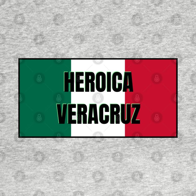 Heroica Veracruz City in Mexican Flag Colors by aybe7elf